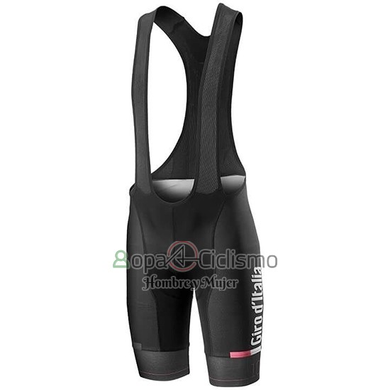Giro d'Italia Ropa Ciclismo Culotte Corto 2019 Hombre Mangas Cortas APagado Azul